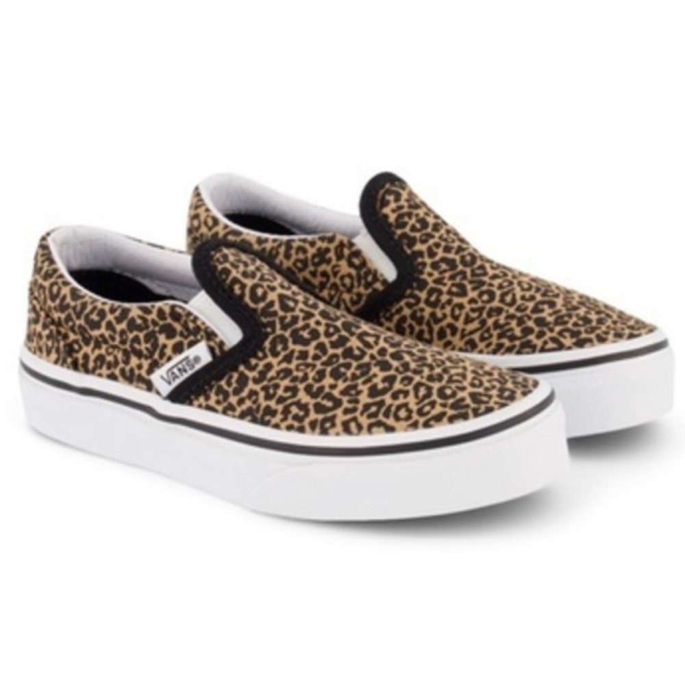 Vans Kids' Classic Slip On Cheetah Shoes